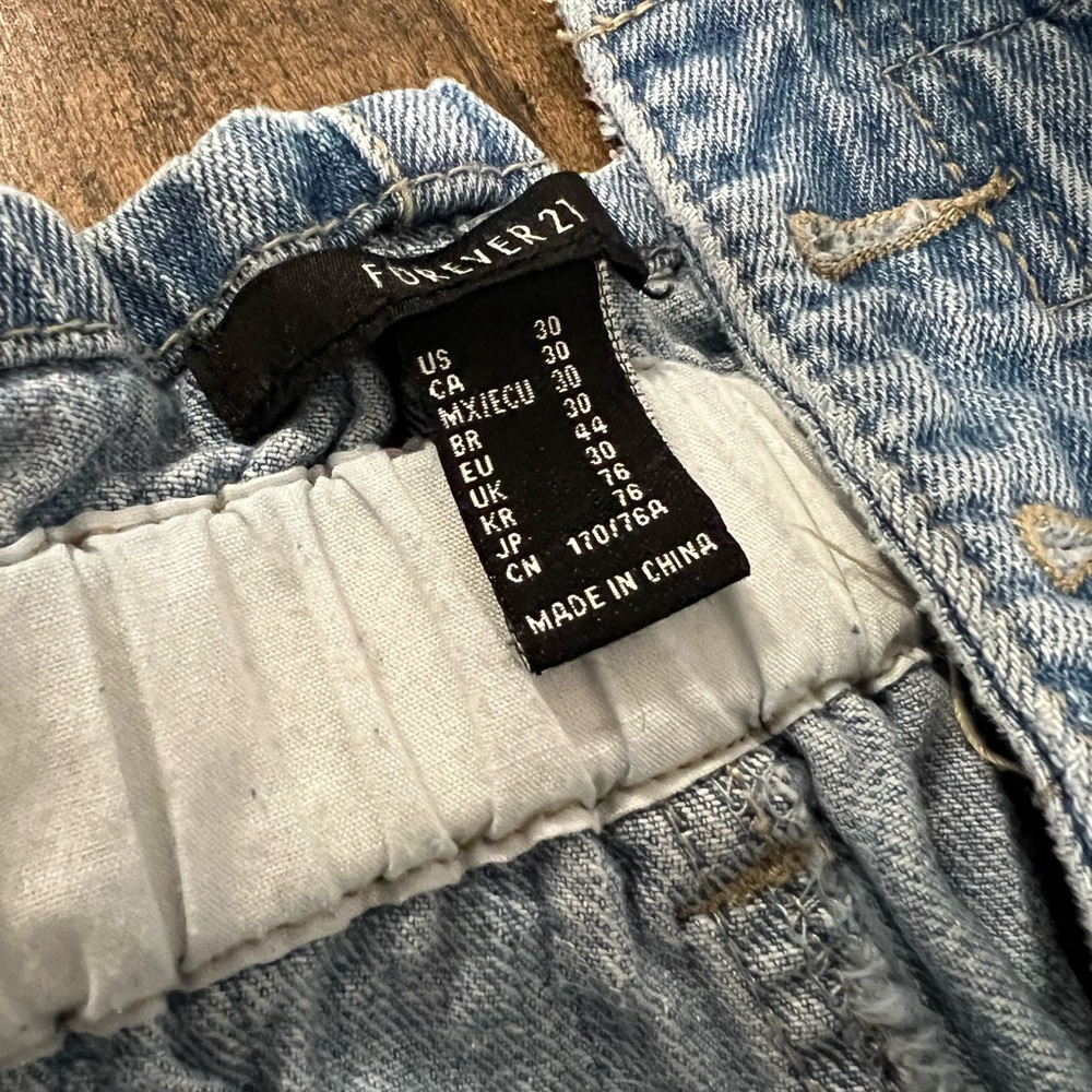 Button Up Jean Pants - Picture 3 of 3